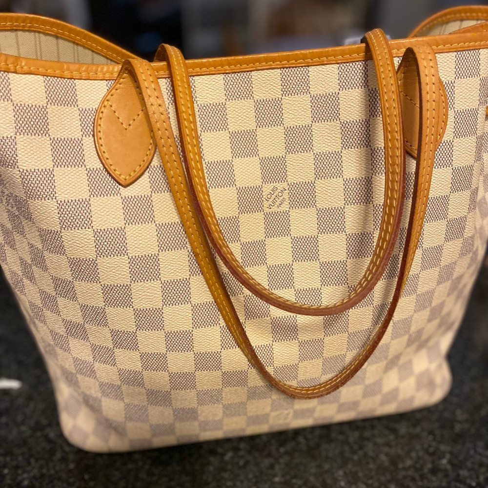 Louis Vuitton large tote with pouch